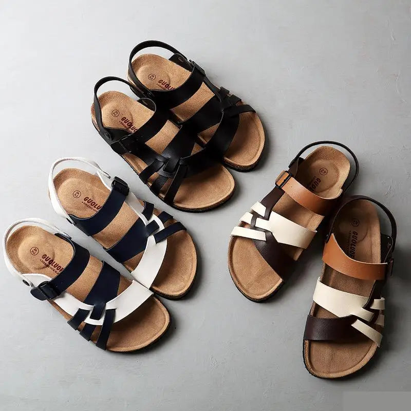 SOLANO LEATHER SANDALS