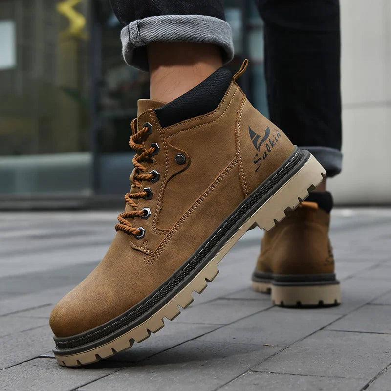 TREK LEATHER BOOTS