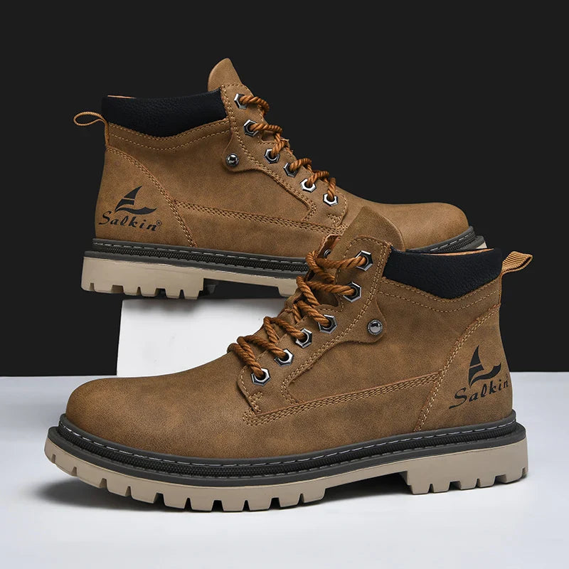 TREK LEATHER BOOTS