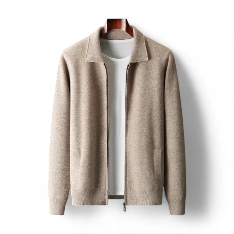 CASHMERE BLEND CARDIGAN JACKET