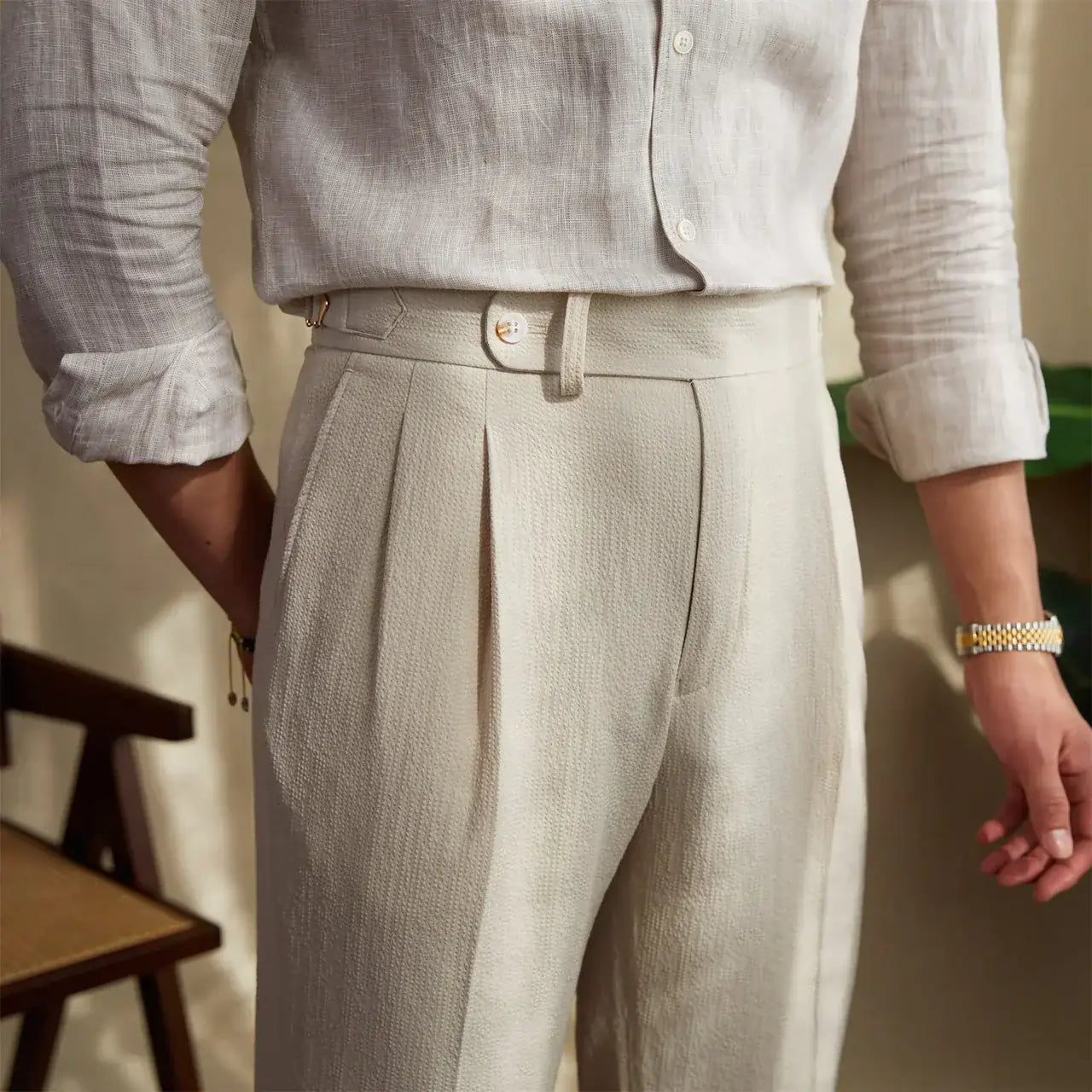 BELMONTE FITTED TROUSERS