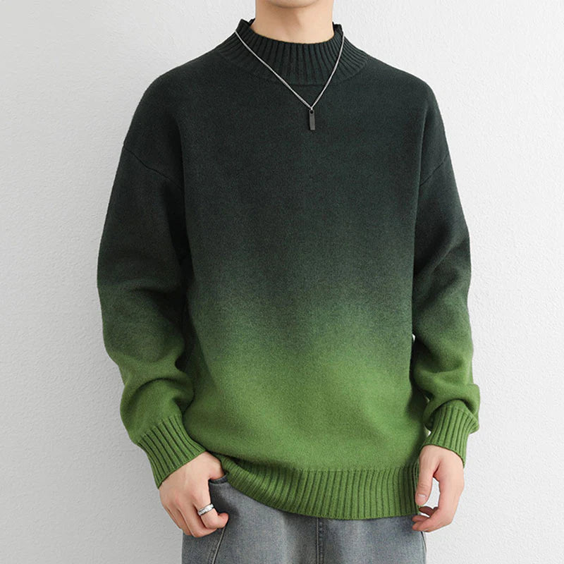 VARELLO OMBRÉ KNIT CREWNECK