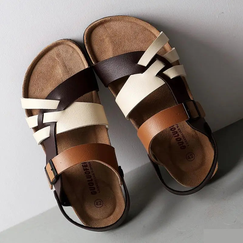 SOLANO LEATHER SANDALS