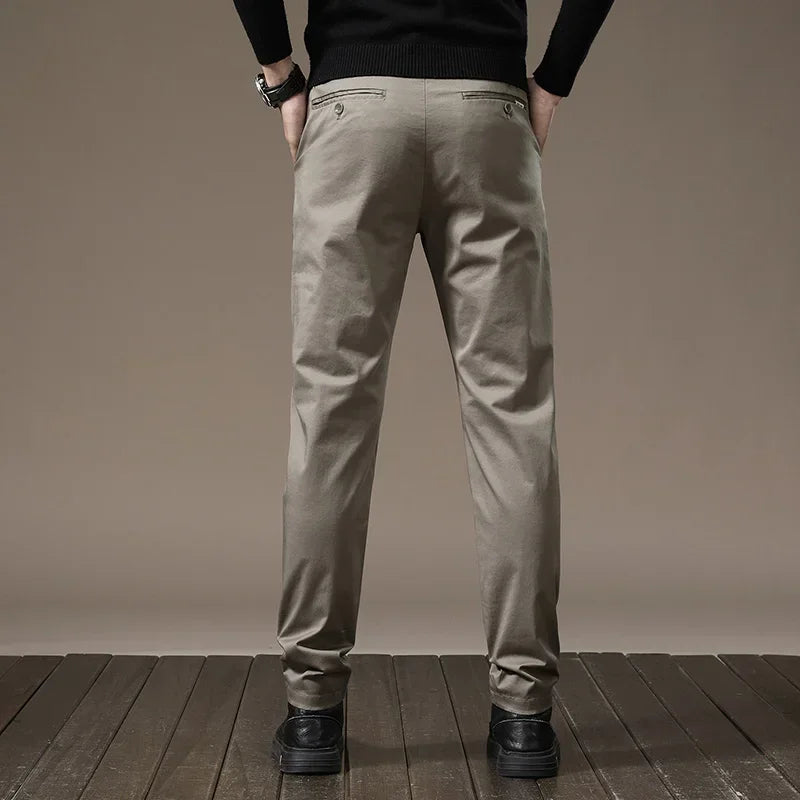 PURE COTTON SLIM FIT PANTS