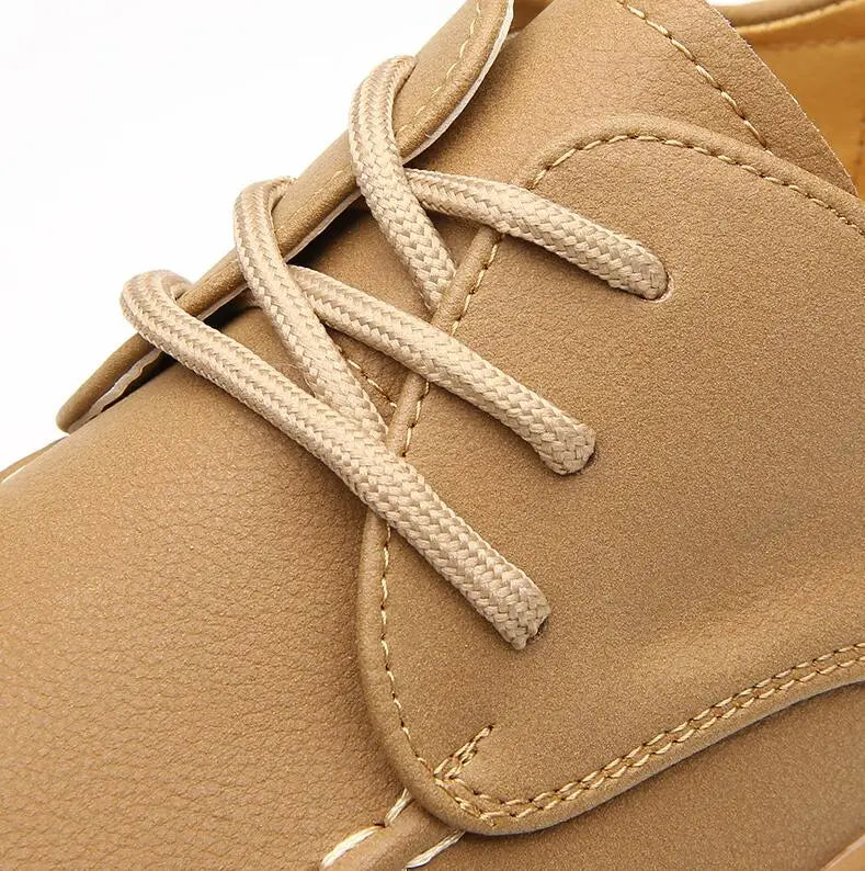 SAHARA LEATHER SHEAKERS