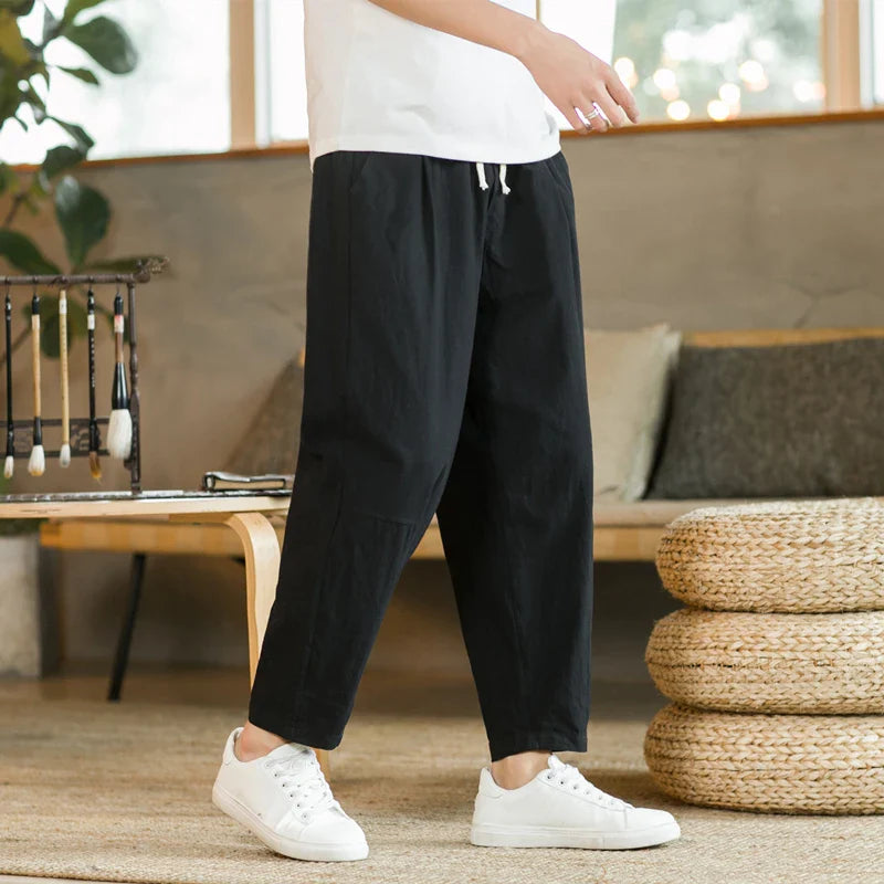 STUDIO LINEN PANTS