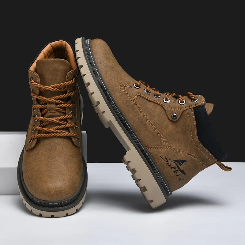 TREK LEATHER BOOTS