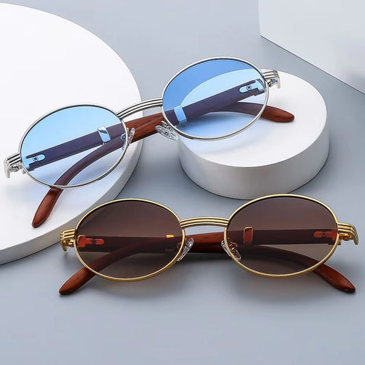 "LOREN" - PREMIUM OVAL SUNGLASSES