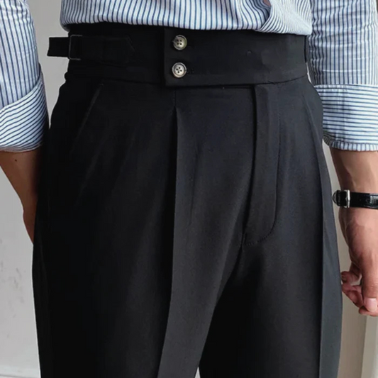 MID-HIGH WAIST ITALIAN TROUSERS