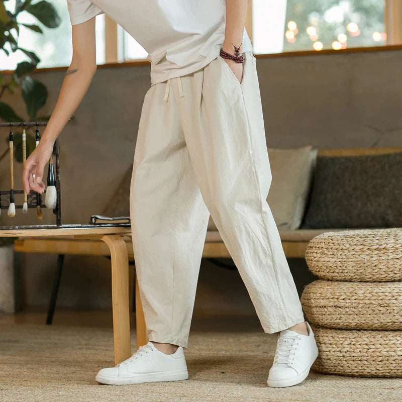 STUDIO LINEN PANTS