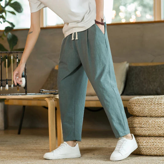 STUDIO LINEN PANTS