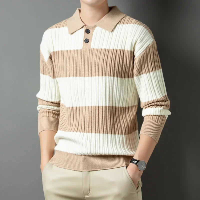 MONTEREY CLASSIC STRIPED KNIT POLO