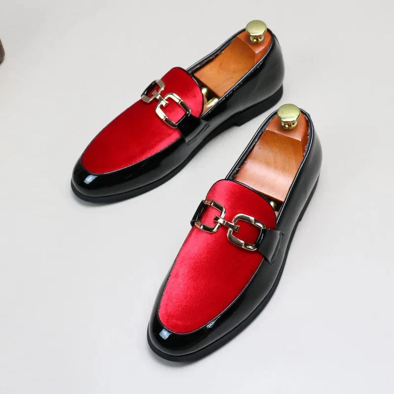 VALENTINO VELVET LOAFERS