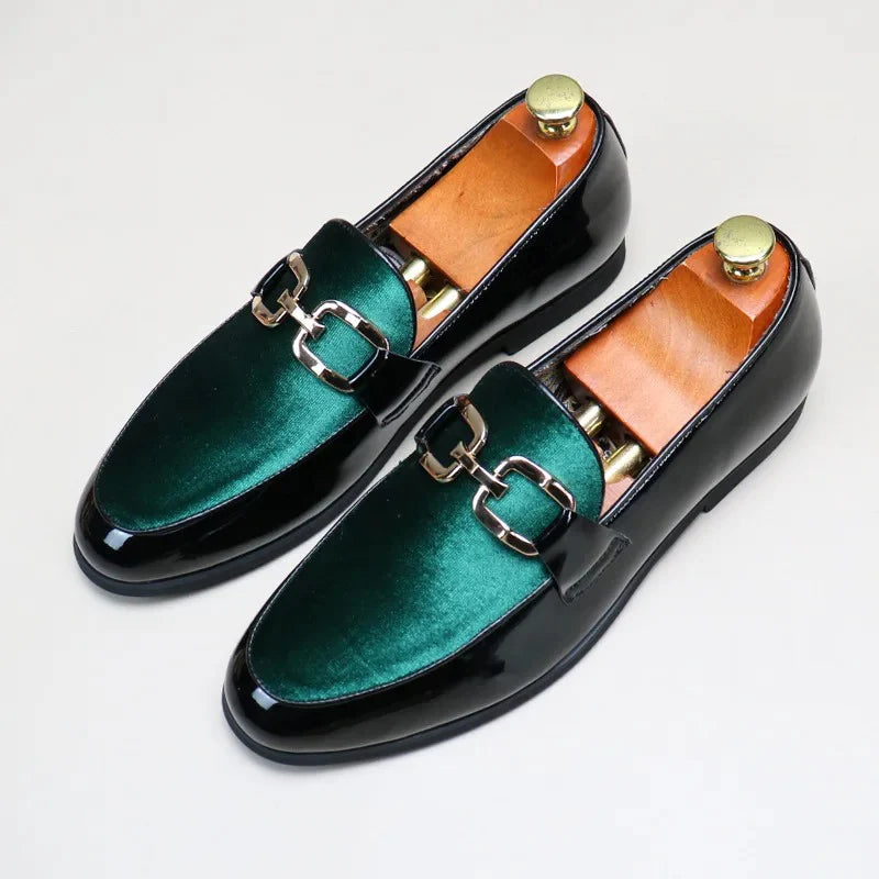 VALENTINO VELVET LOAFERS
