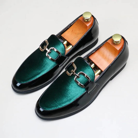 VALENTINO VELVET LOAFERS